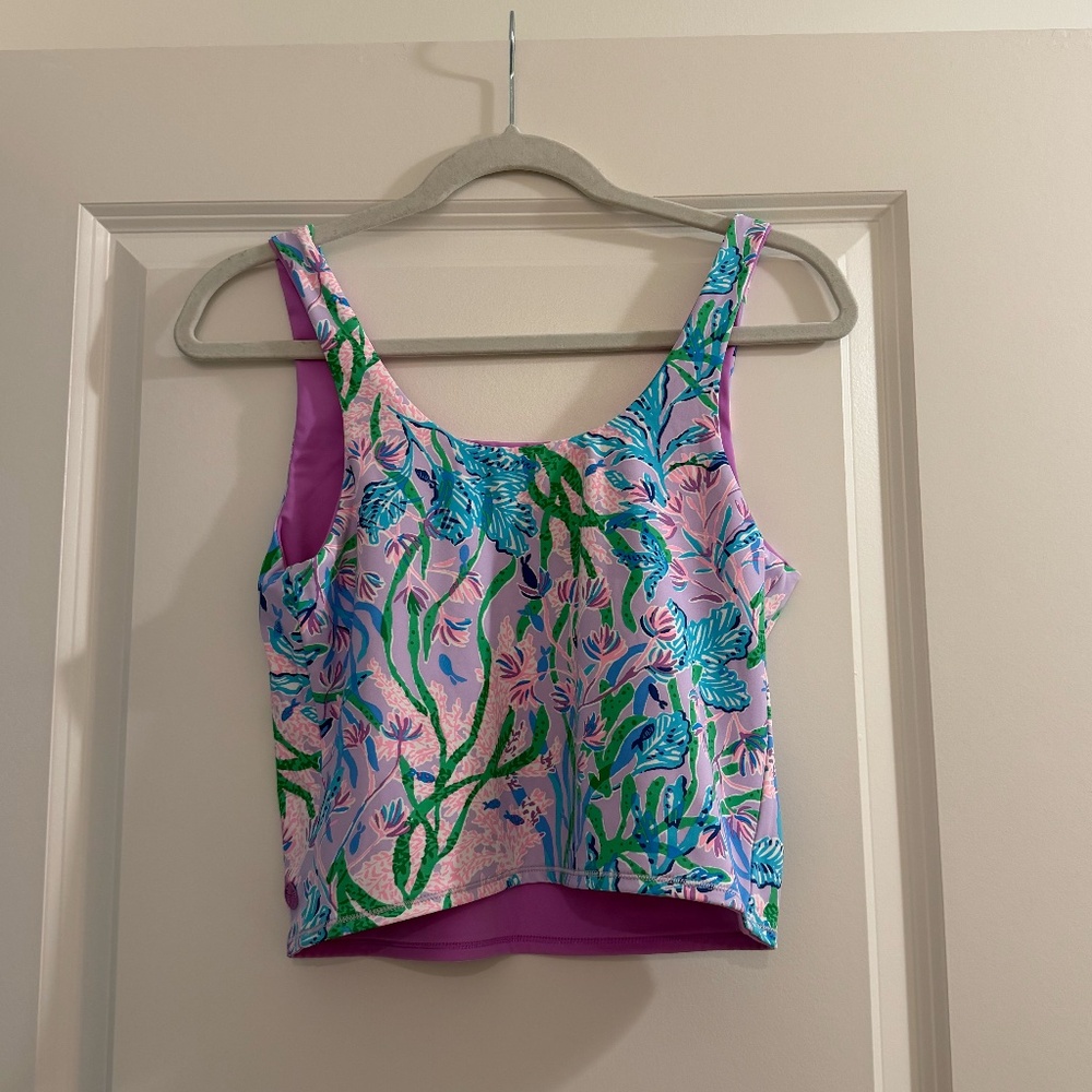 Lilly Pulitzer UPF 50+ Luxletic Ari Reversible Active Tank